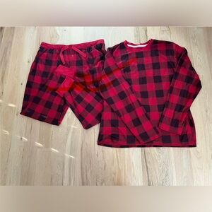 Men’s GEORGE Red and Black Plaid PJ’S
Drawstring Waist Button Fly XL (40-42)